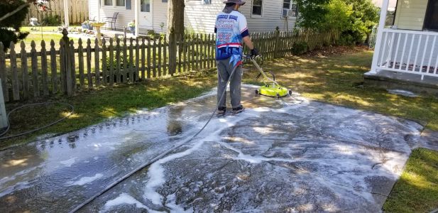 Driveway cleaning in northfield nj removing tough coastal oil mud and salt stains